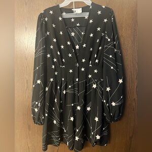 Asos Black Star Patterned jumpsuit